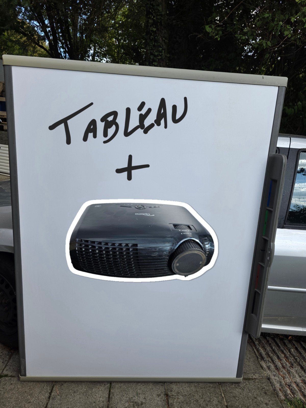 Projecteur professionnel Optoma EX762 + Tableau SMART Board, Enlèvement, Utilisé, Optoma + Smart board