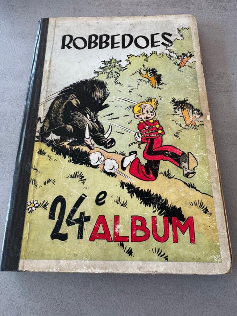 Robbedoes Vintage album 24 Dupuis (1948), Eén stripboek, Ophalen of Verzenden, Gelezen