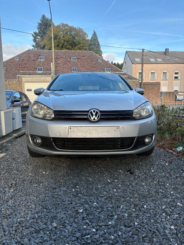 Golf 6 2.0tdi 140cv 2009, Autos, Cuir, Argent ou Gris, Achat, Boîte manuelle