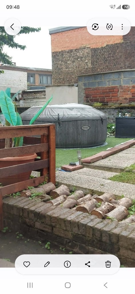 Jacuzzi, Jardin & Terrasse, Enlèvement, Utilisé, Couverture, Gonflable