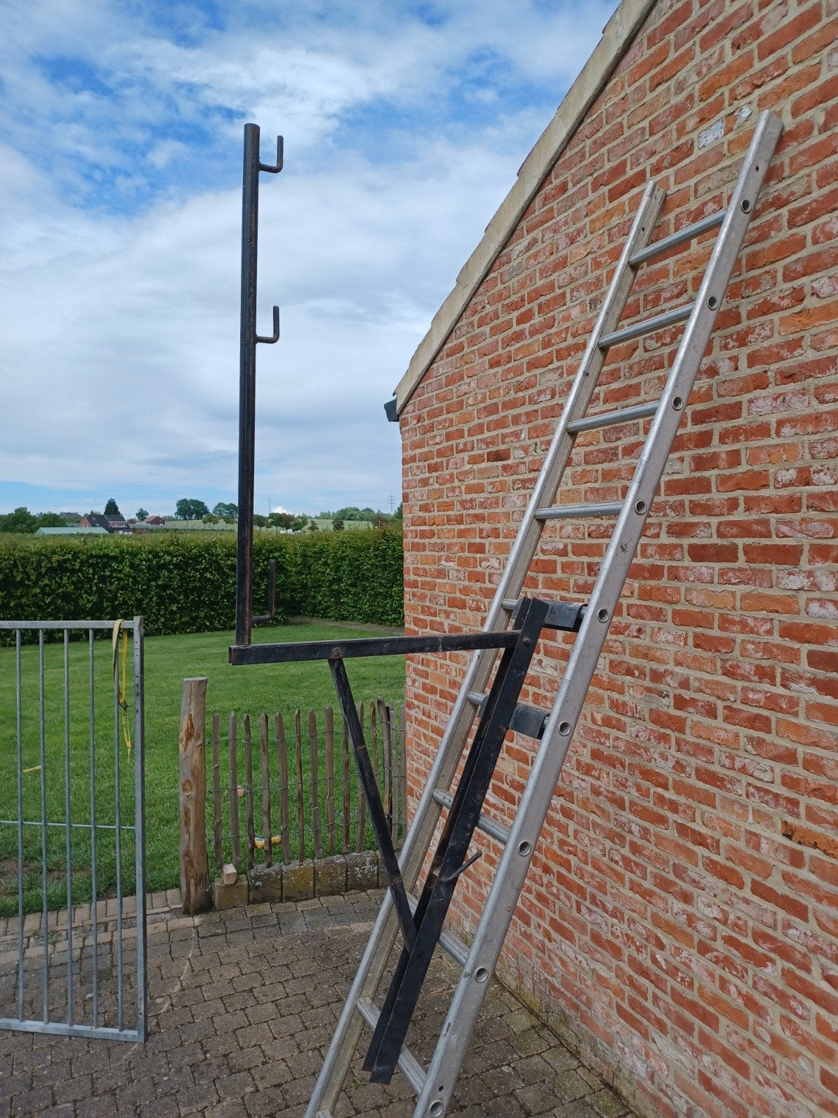 Ladderhaken, Ophalen