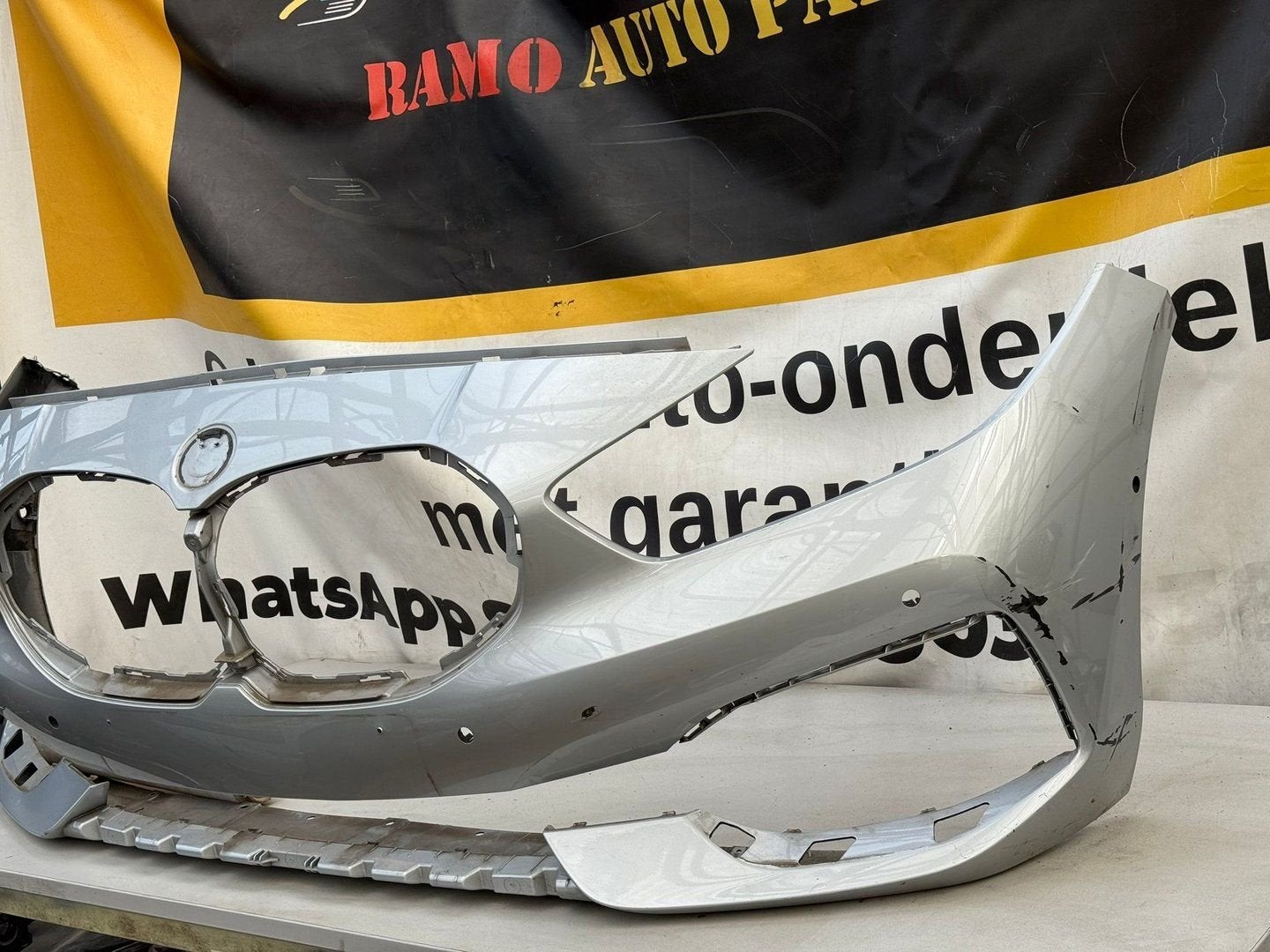 BMW 1 III F40 SPORT LINE 19-VOORBUMPER 6 PDC 7459708, Gebruikt, -, Voor, -