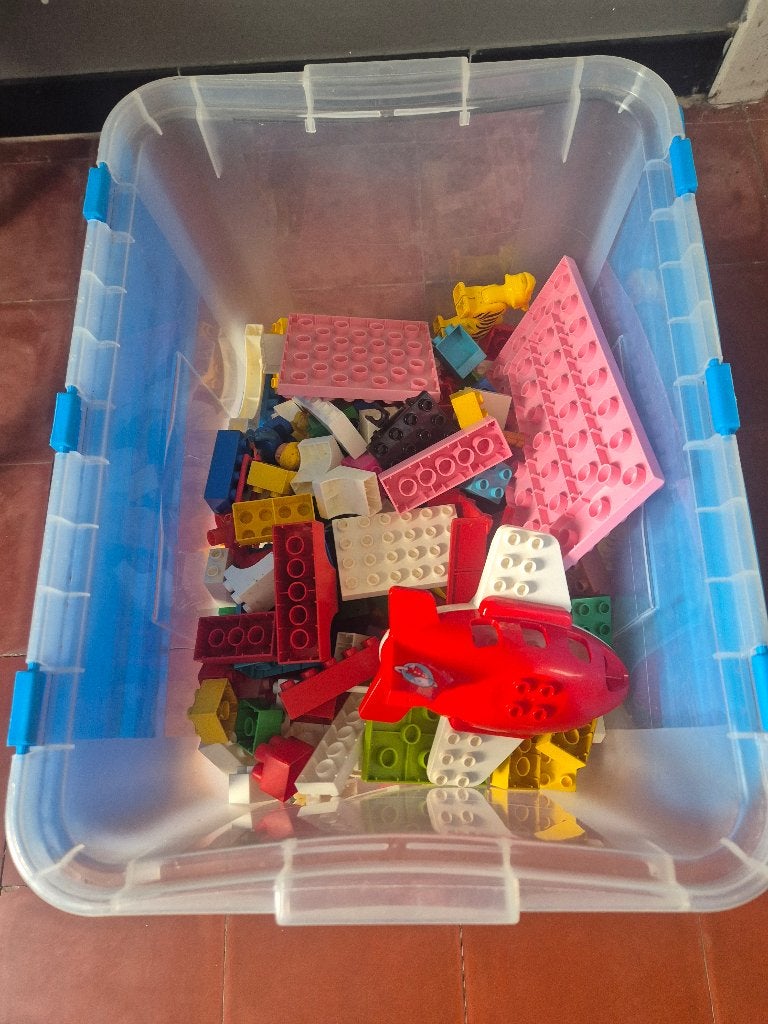 Lego spelletjes, Kinderen en Baby's, Speelgoed | Duplo en Lego, Ophalen, Gebruikt, Losse stenen, Duplo