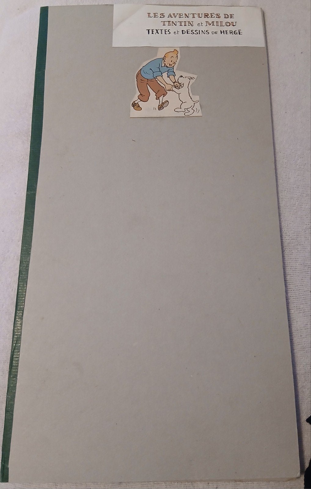 Collectieportfolio getiteld De avonturen van Kuifje Snowy, Verzamelen, Ophalen