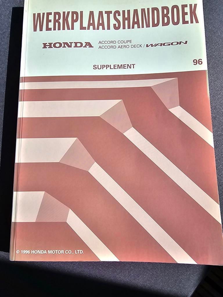 Werkplaatshandboek Honda Accord Coupe/Aero Deck/Wagon, Enlèvement