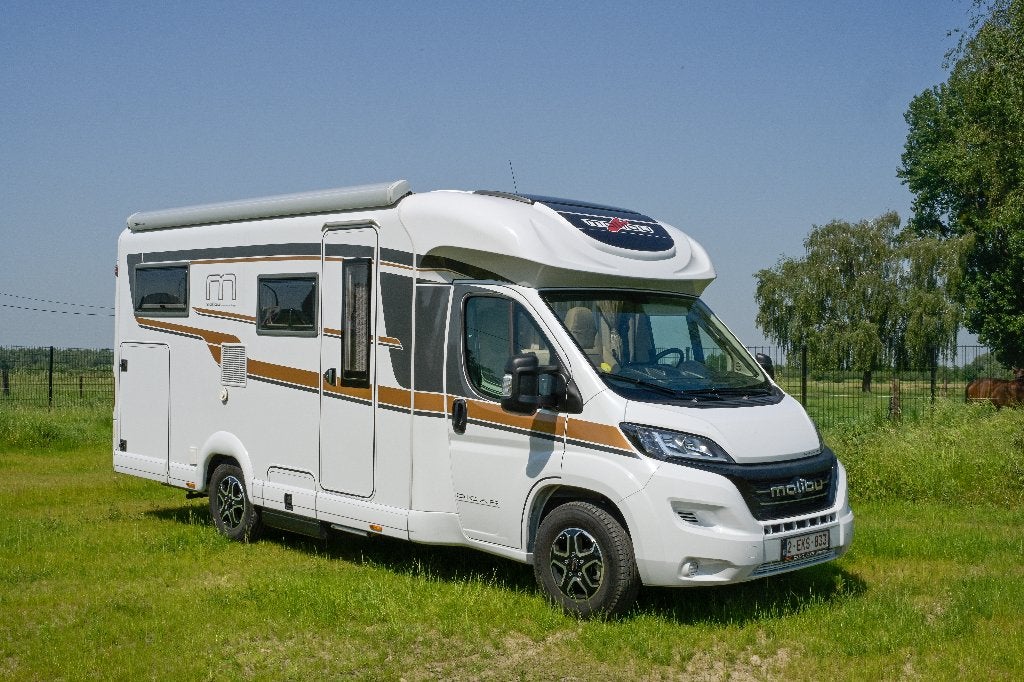 Malibu Carthago, Caravans en Kamperen, Mobilhomes, Particulier, tot en met 2, Half-integraal, Malibu, Fiat, 7 tot 8 meter, Diesel