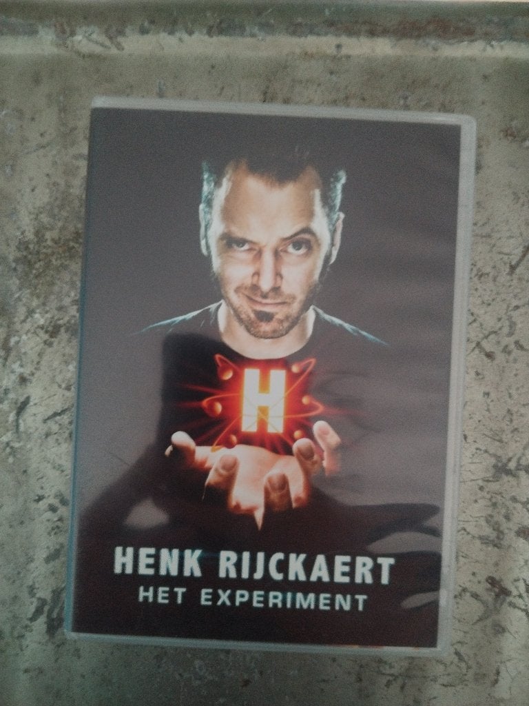 Henk Rijckaert – Het experiment, Cd's en Dvd's, Alle leeftijden, Verzenden, Stand-up of Theatershow