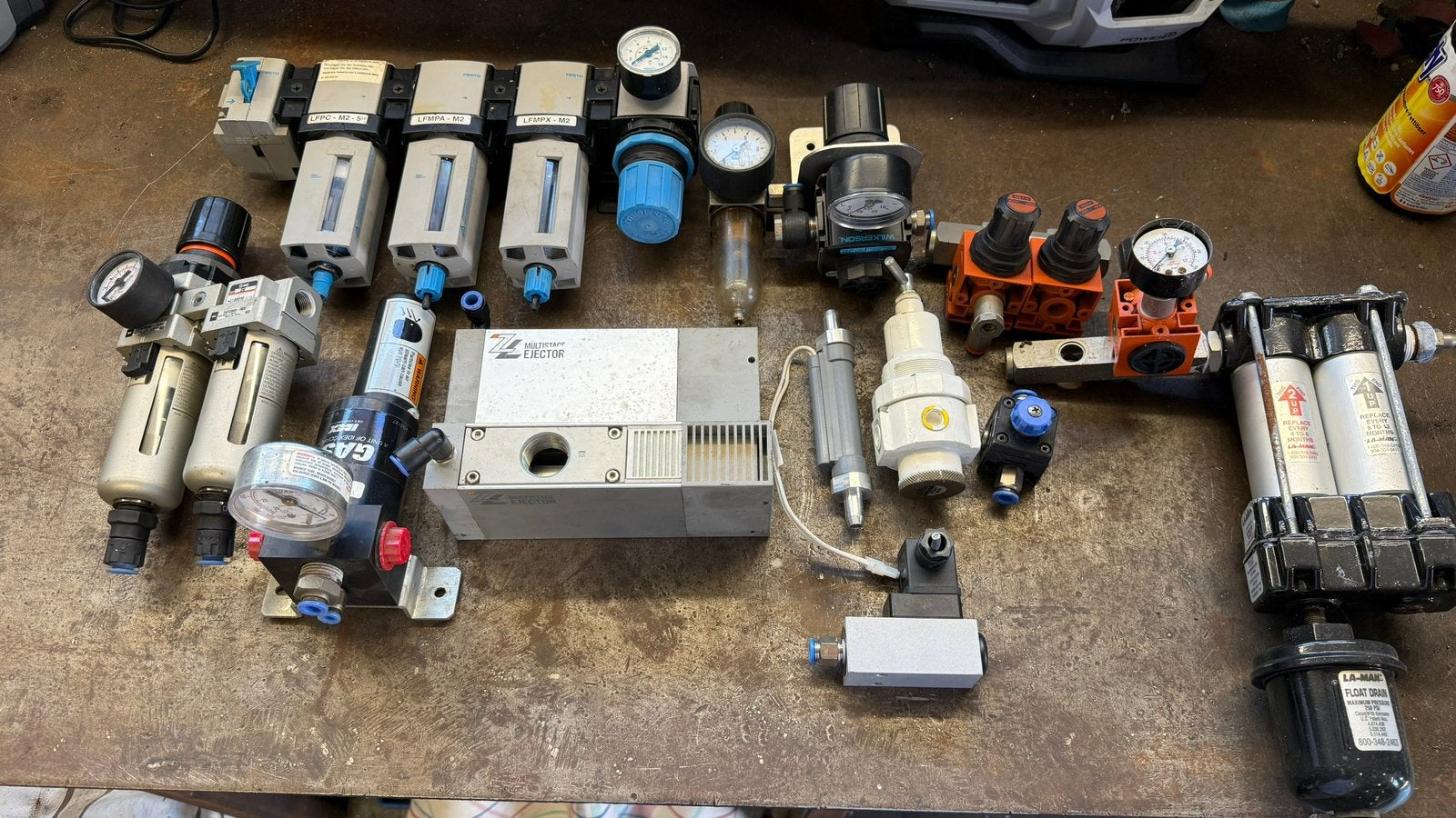Persluchtmateriaal ongebruikt., Doe-het-zelf en Bouw, Compressors, Ophalen, Nieuw, 6 tot 10 bar