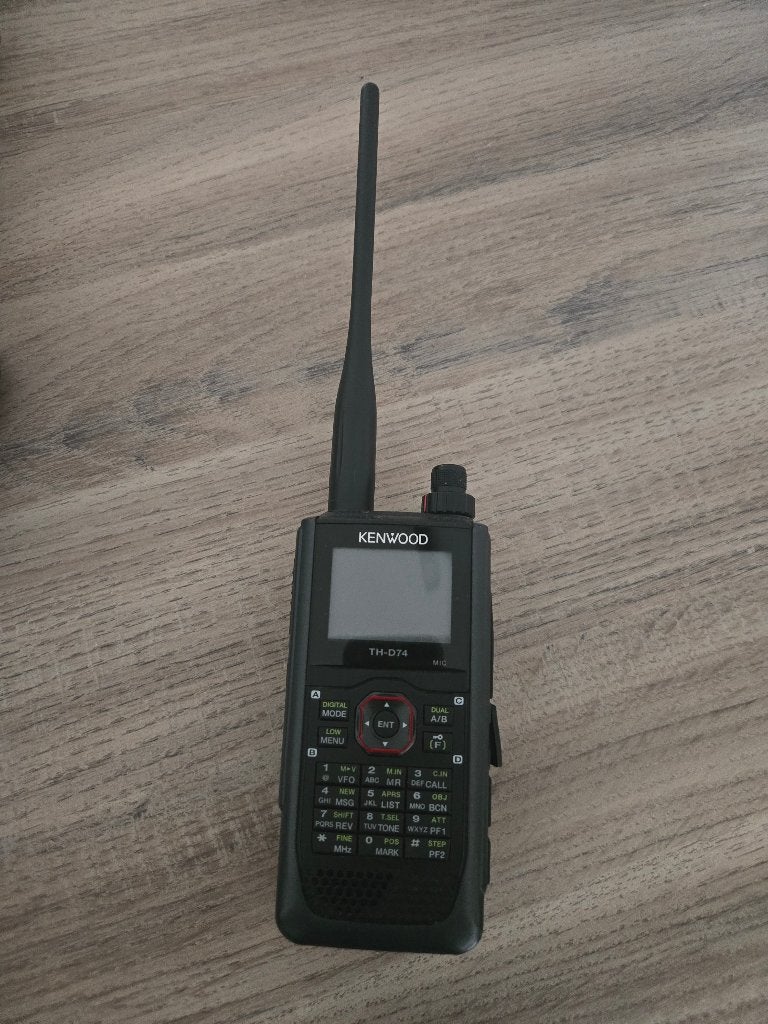 Kenwood TH-D74 met extra toebehoren, Telecommunicatie, Ophalen of Verzenden, Nieuw, Zender en Ontvanger