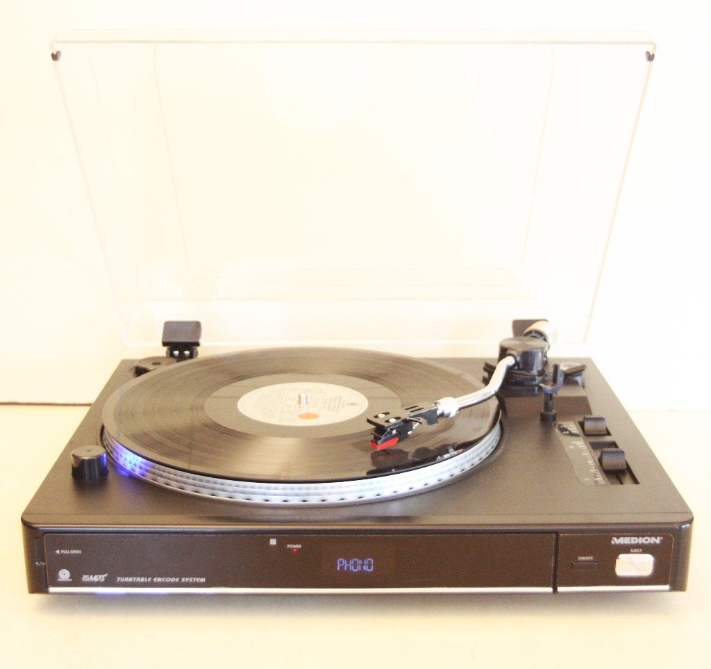 Medion Platenspeler Met Afstandsbediening / Pitch Control, Audio, Tv en Foto, Platenspelers, Ophalen of Verzenden, Zo goed als nieuw