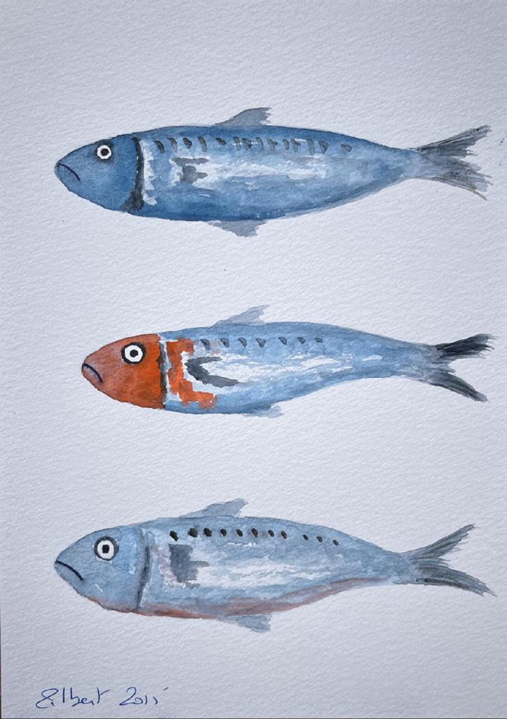 Esquisse d’artiste signé. 2015., Envoi