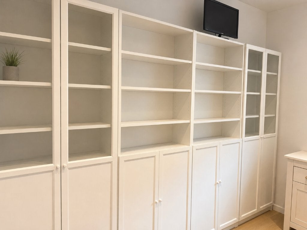 Billy boekenkasten, Ophalen, Met deur(en), 200 cm of meer, Zo goed als nieuw