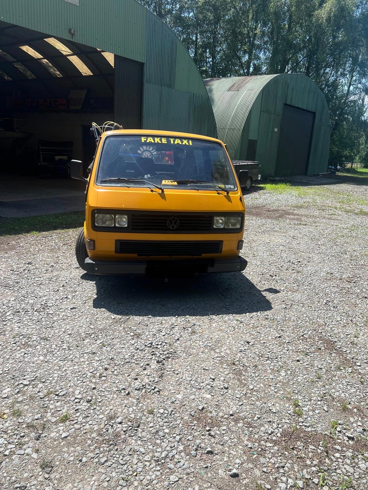 Volkswagen T3 Doka, Auto's, Oldtimers, 50 kW, Zwart, Geel, Overige carrosserie