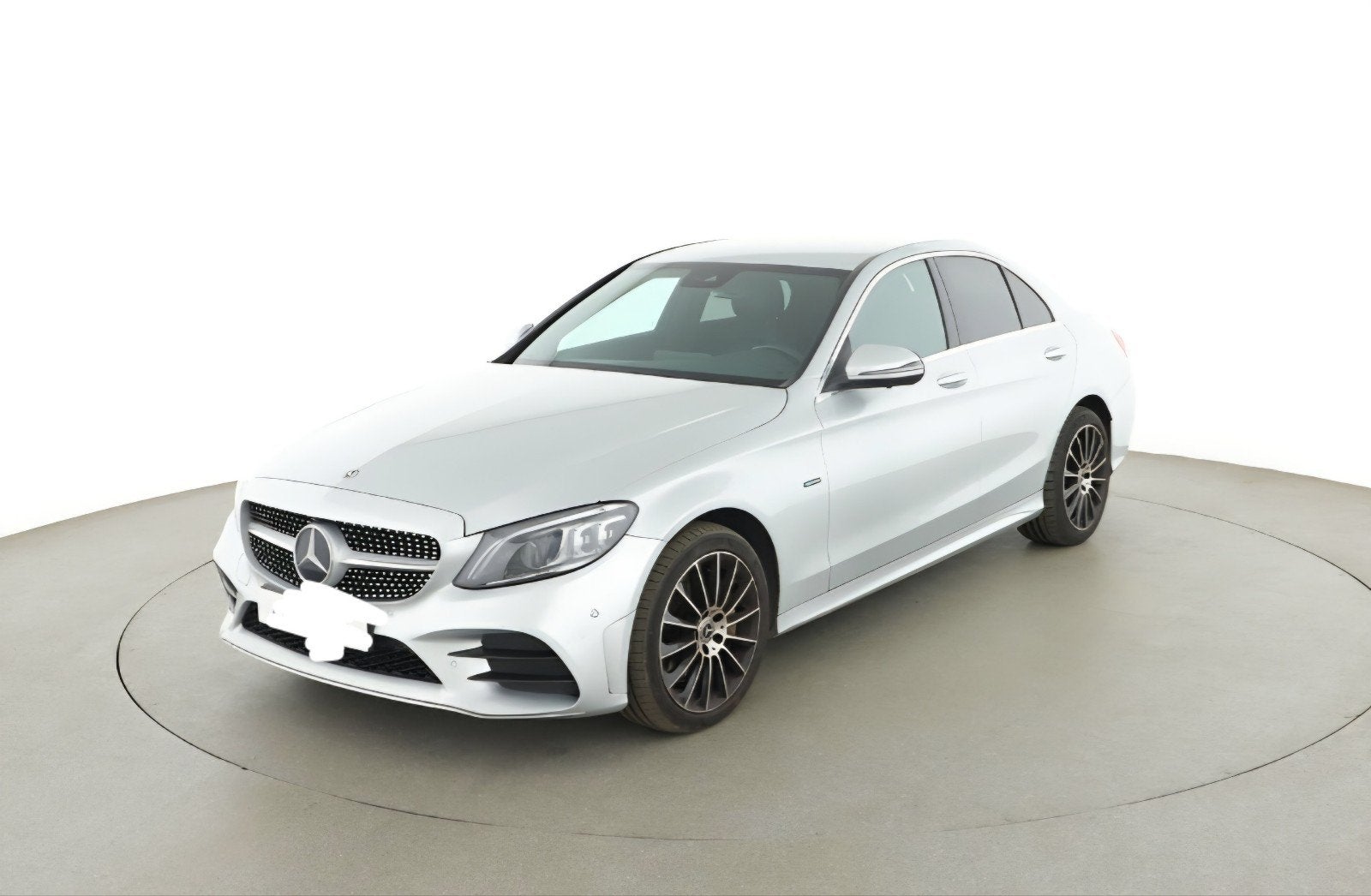 Mercedes-Benz C 300de AMG Line Plug-in Hybride – 306 PK – 85, Autos, Cuir, Argent ou Gris, Achat, Euro 6