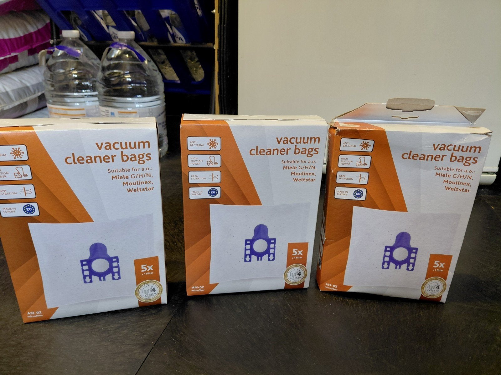 vacuum cleaner bags, Enlèvement, Comme neuf
