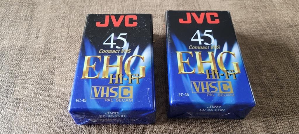 2 x JVC  camrecorder cassette HIFI  VHS, Ophalen of Verzenden