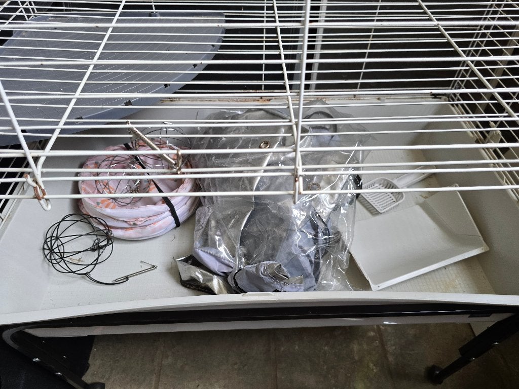 Lot Cage cobaye avec support, housse et access., Animaux & Accessoires, Enlèvement, Utilisé, Cage, Cobaye