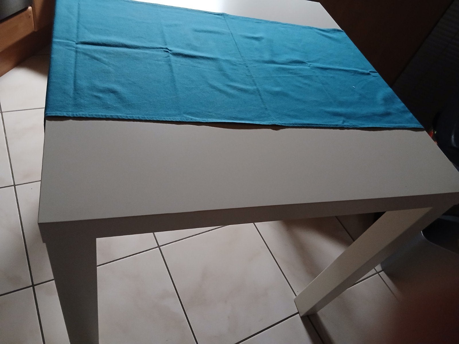 petite table, Maison & Meubles, Blanc mat, Carré, Jusqu'à deux personnes, Enlèvement