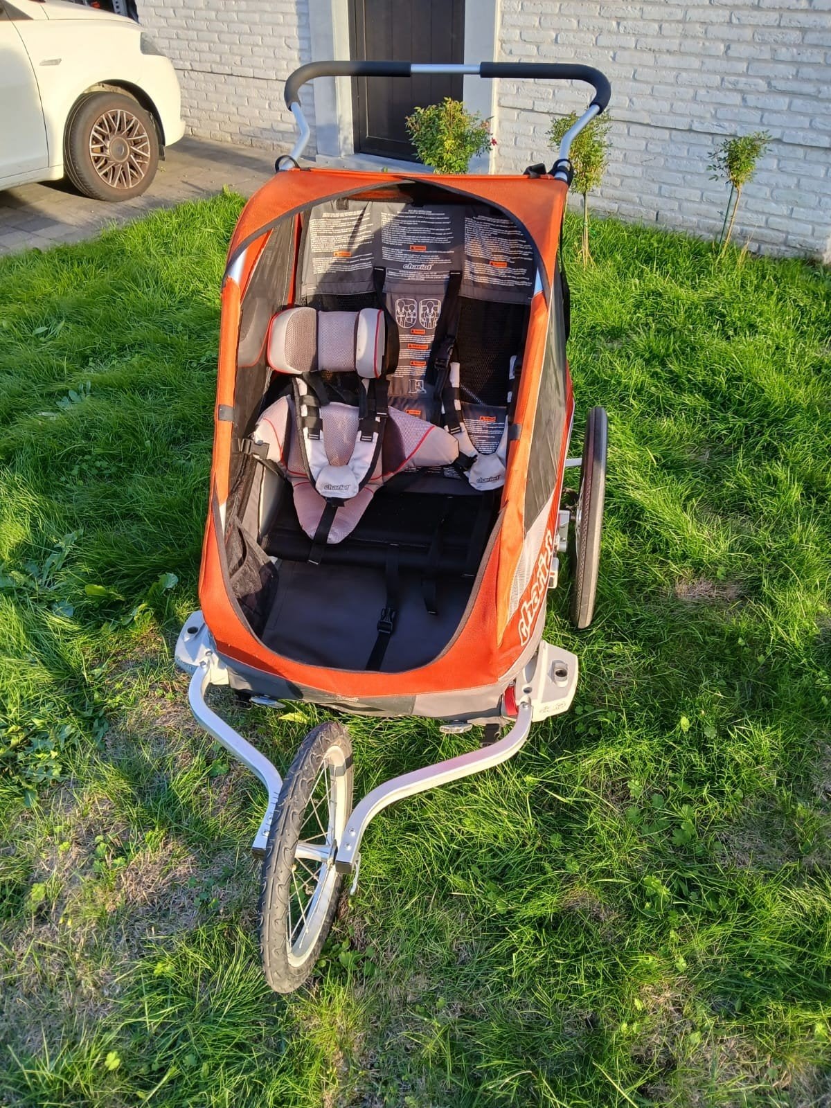 Fietskar/Loopkar/joggingkar Thule Corsaire Chariot 2 kin, Enlèvement, Remorque pour enfant, 20 à 40 kg, Pliable