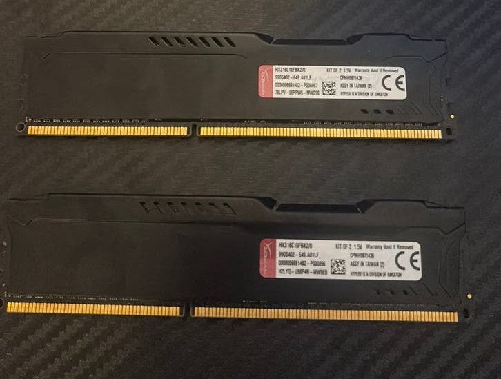 Ram Geheugen - DDR3 - 2x4=8GB, Computers en Software, RAM geheugen, Ophalen, 8 GB, DDR3, Zo goed als nieuw