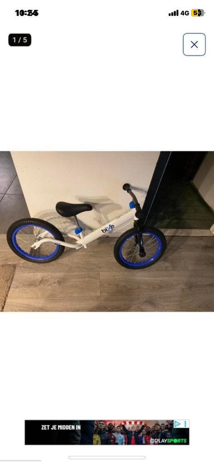 Nieuwe loopfiets, Fietsen en Brommers, Ophalen, Nieuw