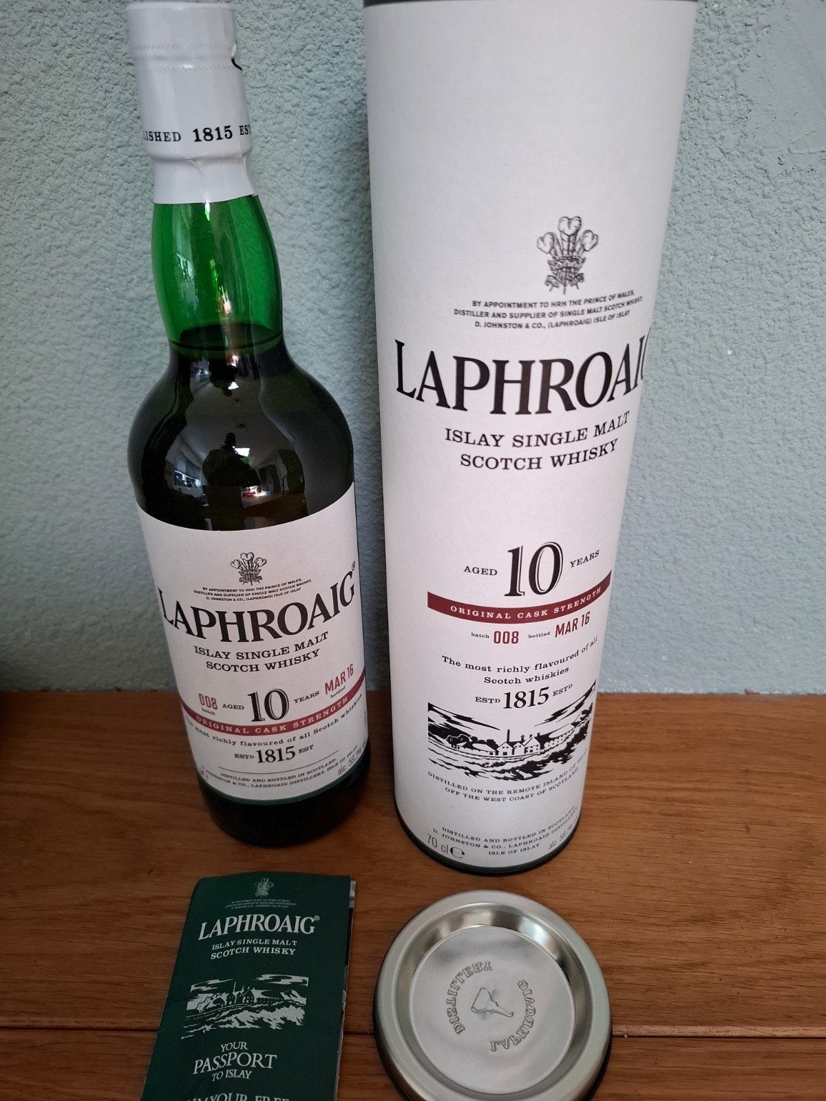 Laphroaig batch 008, Verzamelen, Ophalen