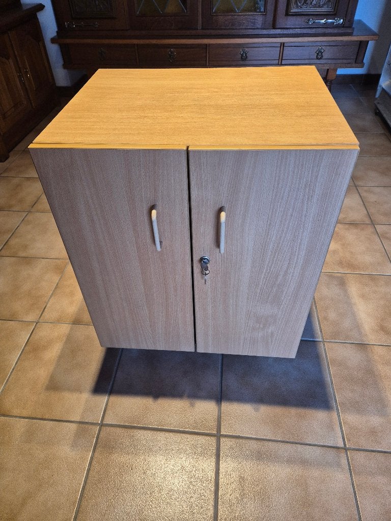 Afsluitbaar kantoorkastje op wielen (met sleutel), 25 à 50 cm, Avec porte(s), Moins de 100 cm, Enlèvement