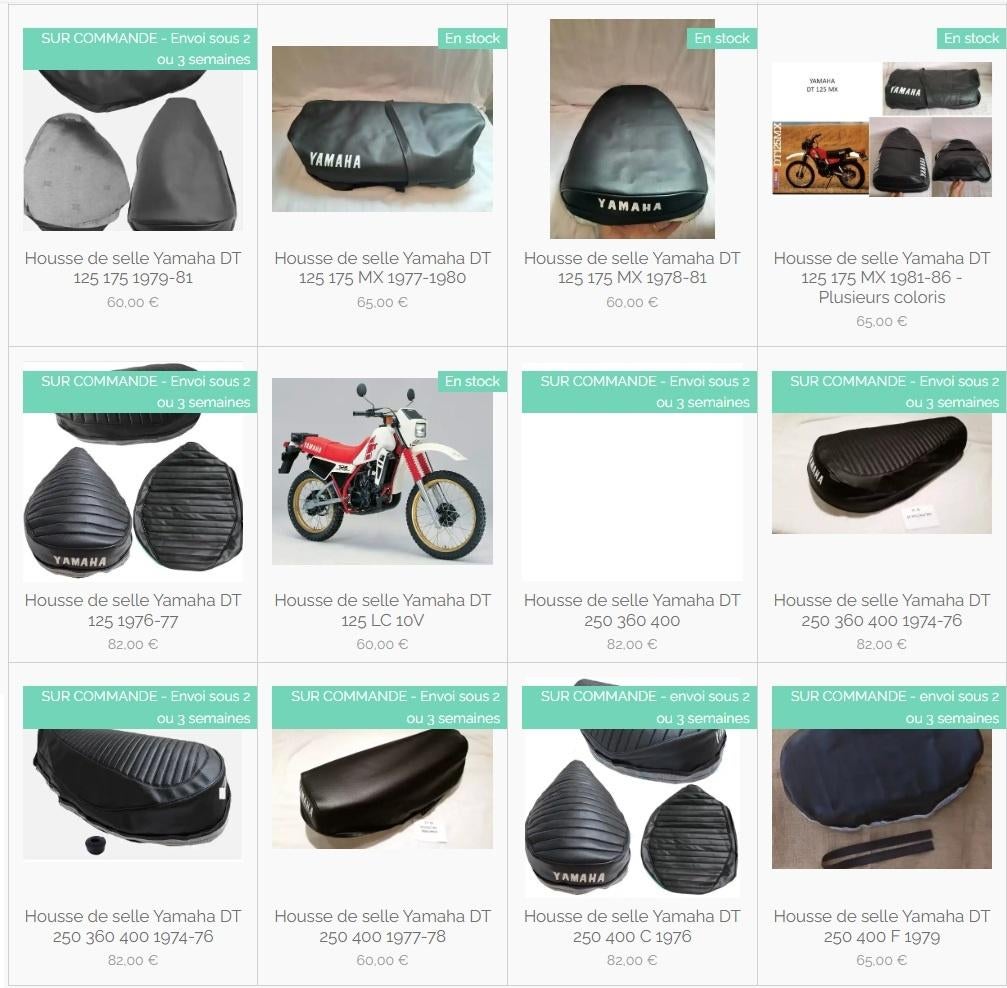 Housse de selle pour Honda Suzuki Yamaha Kawasaki Moto Guzzi, Motos, Envoi, Neuf
