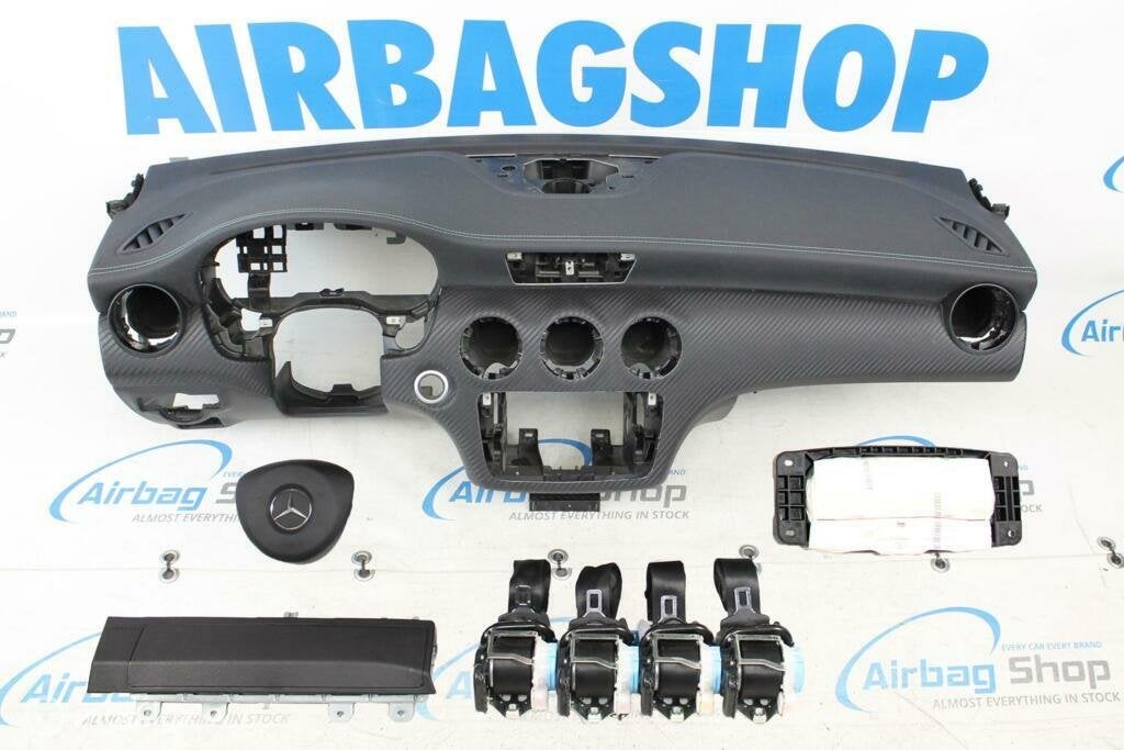 Airbag kit Tableau de bord vert/gris Mercedes A klasse W176, Gebruikt, Ophalen of Verzenden