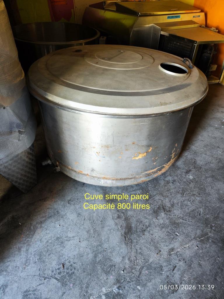 TANK A LAIT / CUVE, Enlèvement, Utilisé