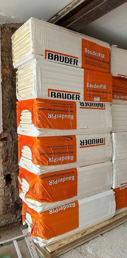 BAUDER PIR 14cm isolatie platen NIEUW, Doe-het-zelf en Bouw, Isolatie en Afdichting, Ophalen, 10 tot 15 m², 12 cm of meer, Nieuw