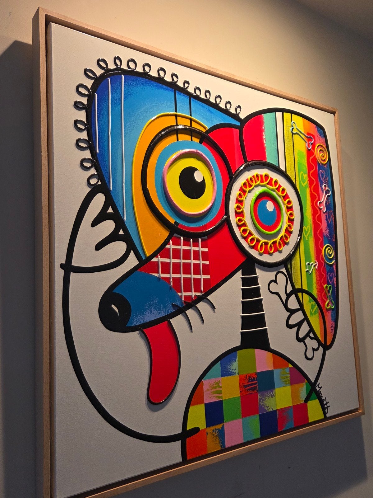 Muriel Matt, Antiek en Kunst, Kunst | Schilderijen | Abstract, Ophalen of Verzenden