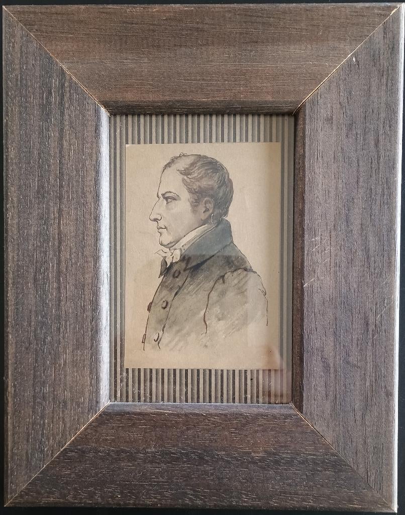 Originele portretjes (potlood, aquarel), Antiek en Kunst, Ophalen of Verzenden