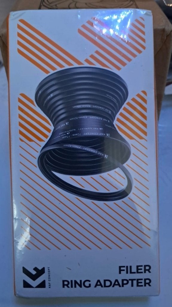 K&F Concept Filter Adapter Ringen Set, Hobby en Vrije tijd, Elektronica-componenten, Ophalen of Verzenden, Nieuw
