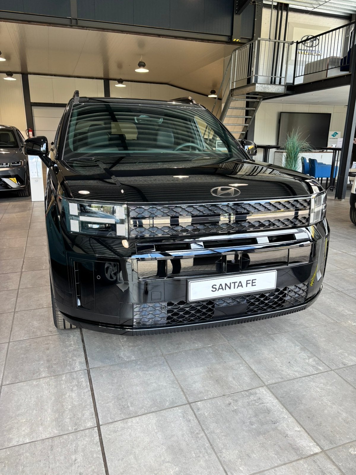 Hyundai Santa Fe hybr. Calligraphy 7 zitter met schuifdak!, Automaat, 4 cilinders, Leder, Bedrijf