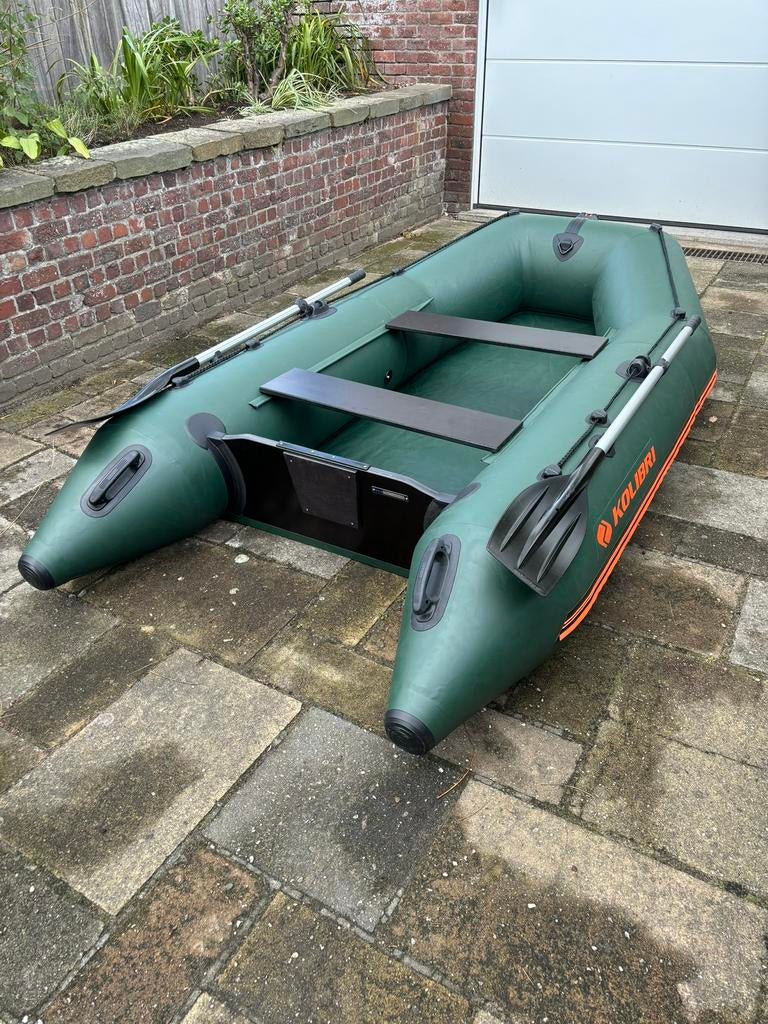 Complete visboot set – Kolibri KM300 + motor + accu, Watersport en Boten, Elektrisch, Zo goed als nieuw, Minder dan 70 pk, Overige materialen