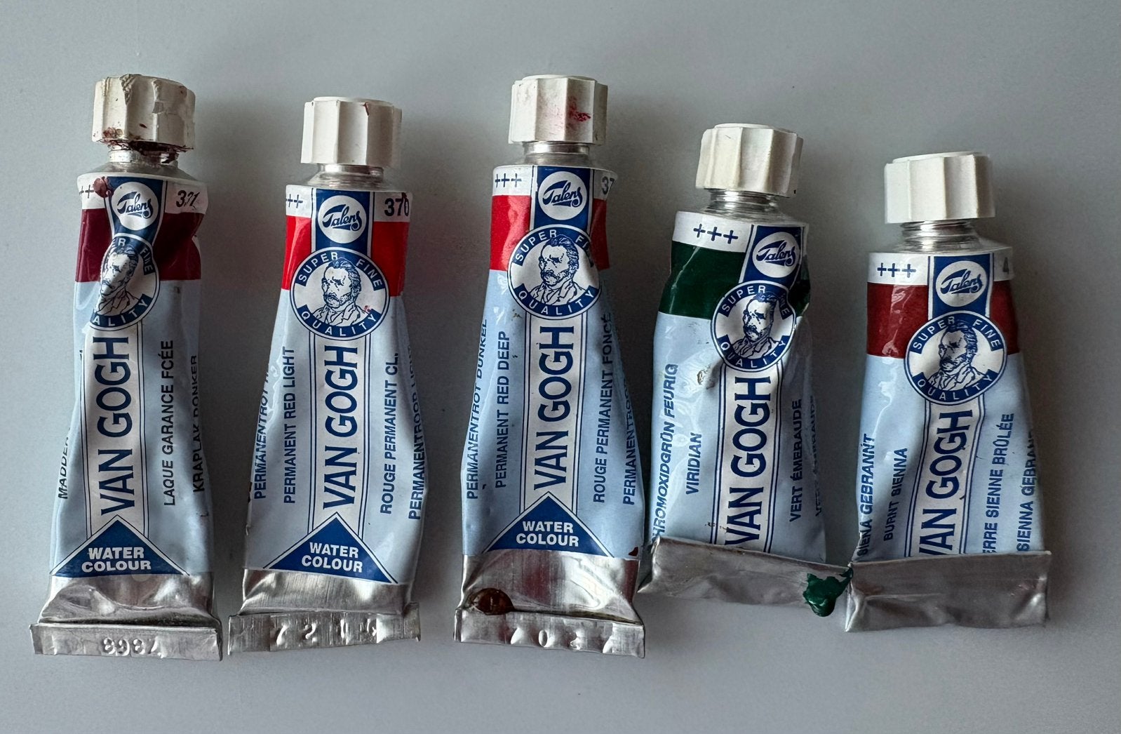 VAN GOGH 5 tubes gebruikte tubes 10 ml aquarelverf samen € 3, Hobby en Vrije tijd, Ophalen, Gebruikt