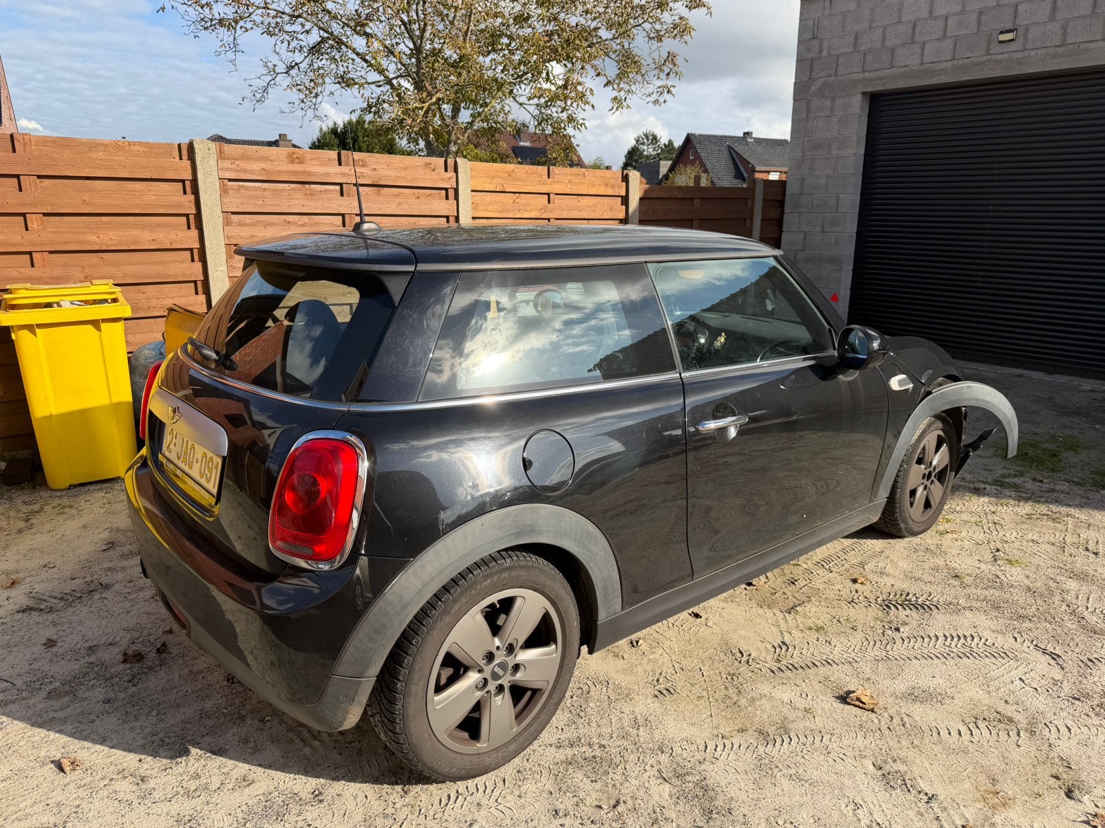 Mini cooper John works schade, Auto's, Zwart, Zwart, Particulier, Cooper
