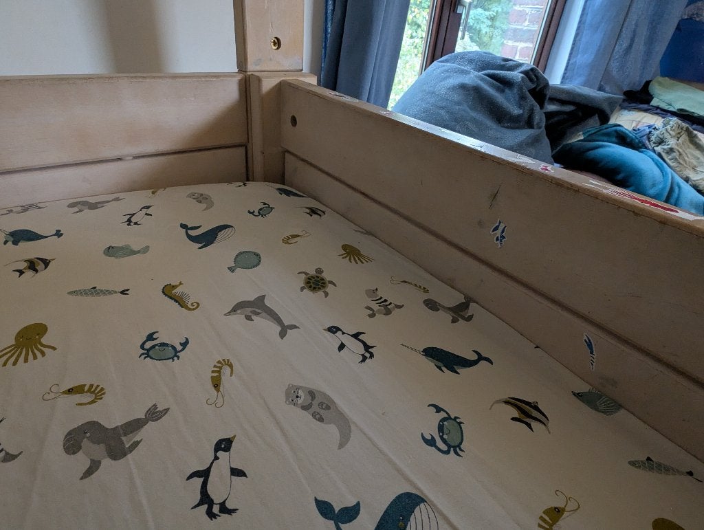 Lit Cabane Mezzanine en Bois Massif – LIFETIME Kidsrooms, Enfants & Bébés, Enlèvement, Utilisé, Lit mezzanine