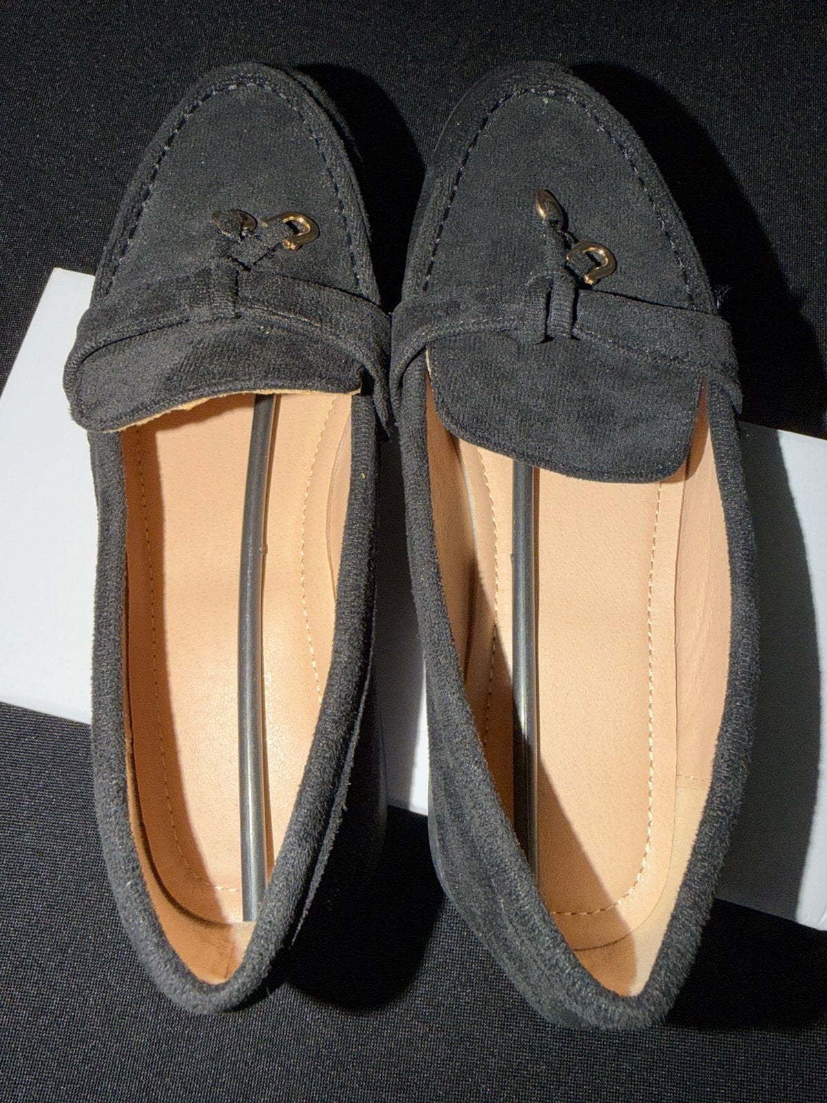 Ballerines en daim, Zwart, Nieuw, Ballerina's, Ophalen of Verzenden