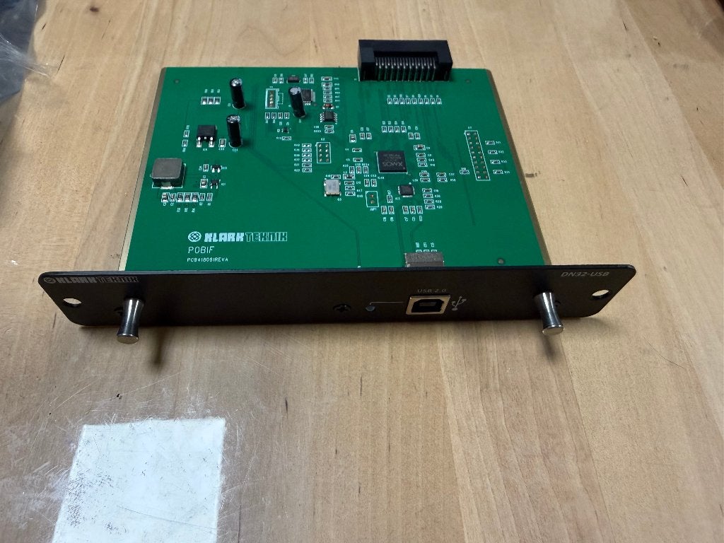 Klark Teknik DN32-USB card for Midas M32 Mixers, Enlèvement ou Envoi, Comme neuf, 20 canaux ou plus
