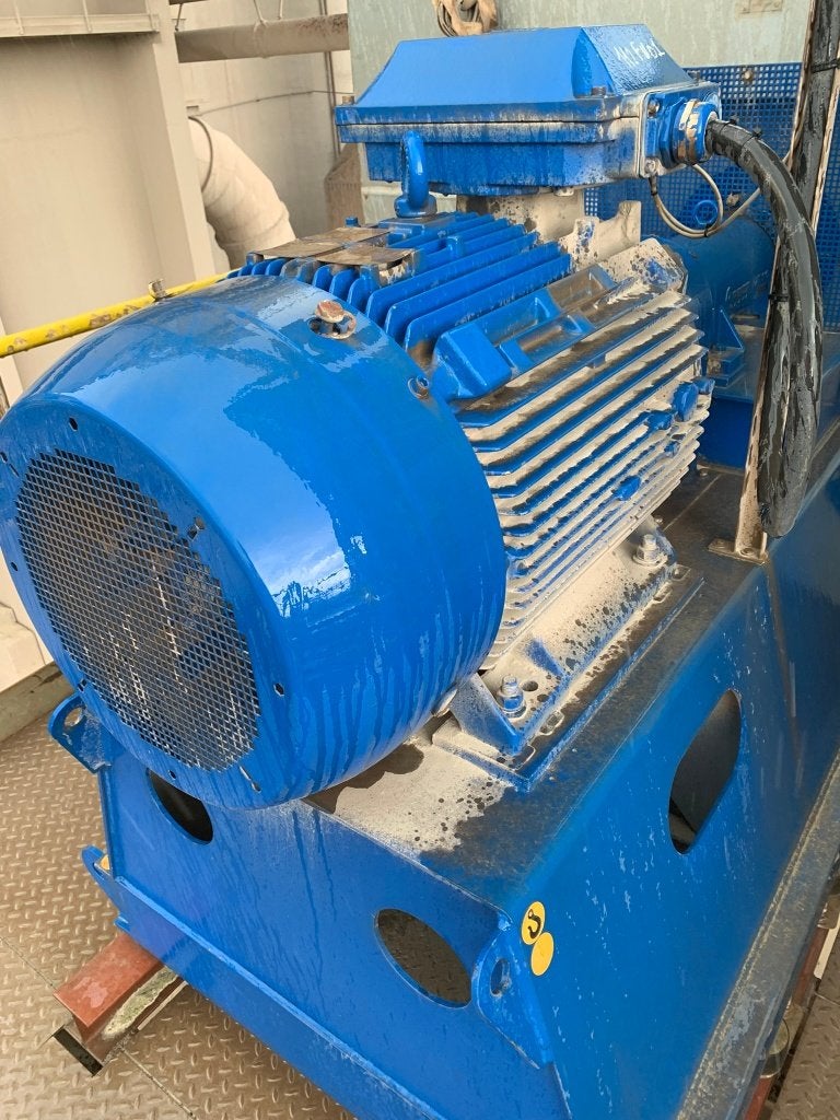 Konrad Reitz-ventilator + ABB 90 kW IE3-motor, 500 V, 2021, Ophalen