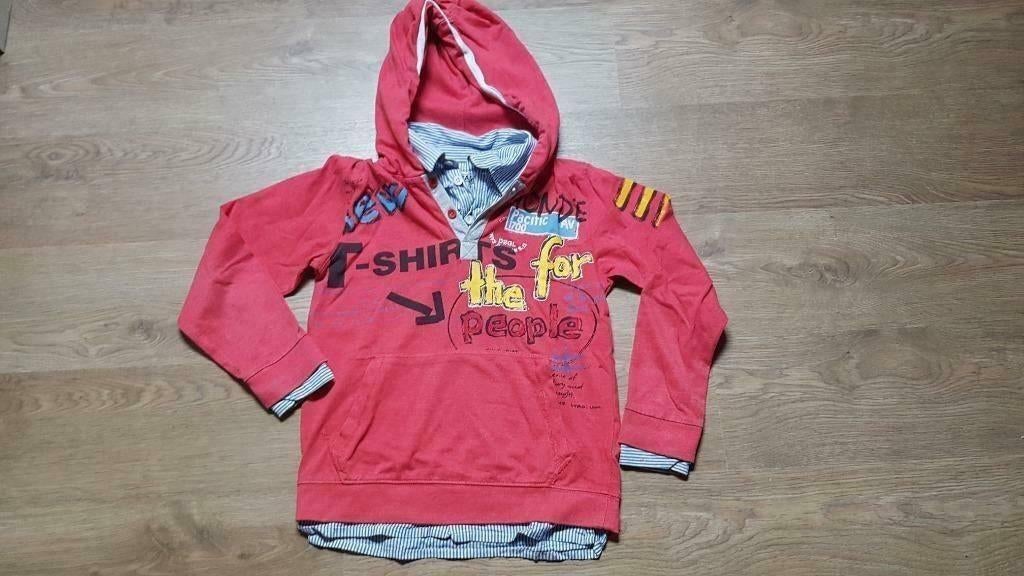 trui met kap van Desigual maat 122 - 128, Garçon, Desigual, Enlèvement ou Envoi, Pull ou Veste