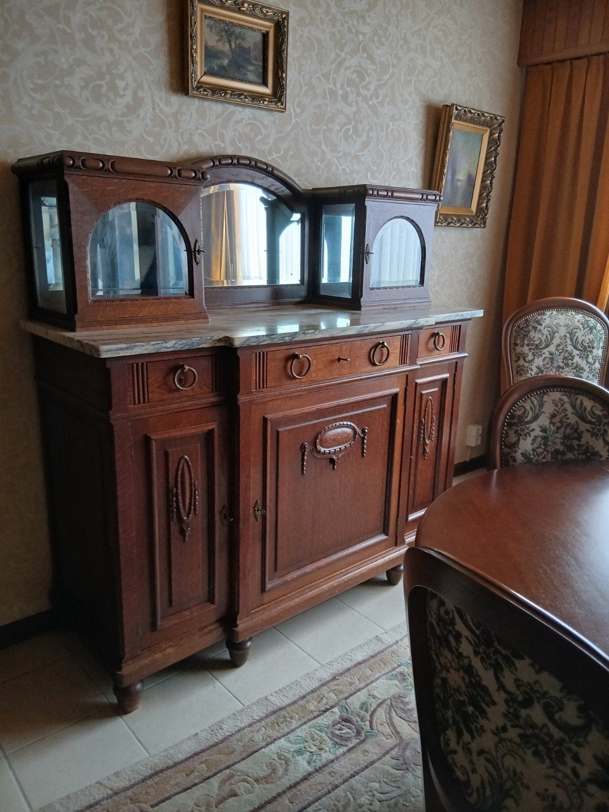 art deco  kast, Ophalen