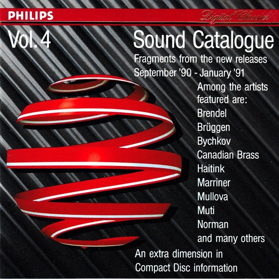 VENTE - Catalogue de sons variés sur CD, vol. 4, Philips, CD & DVD, CD | Classique, Envoi