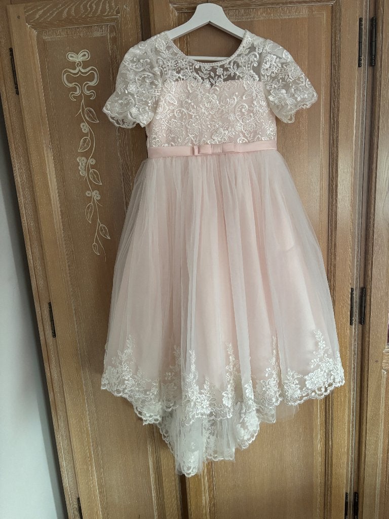 2 robes de cérémonie enfant taille 8 et 10 ans, Enlèvement, Comme neuf, Fille