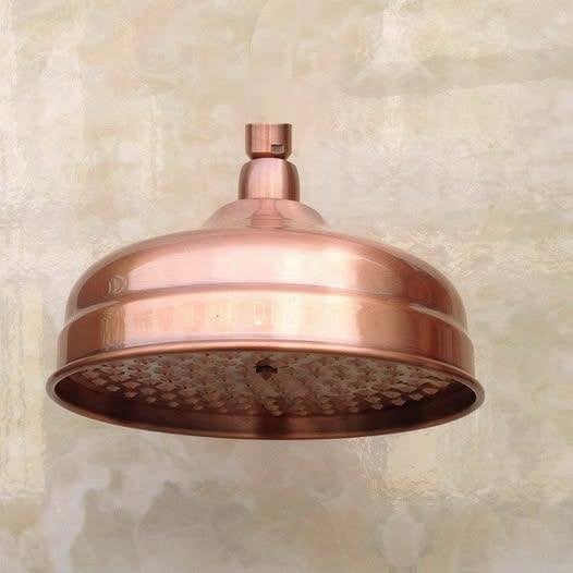 8 "(inch) vintage rood koper antiek messing regendouche., Ophalen, Nieuw