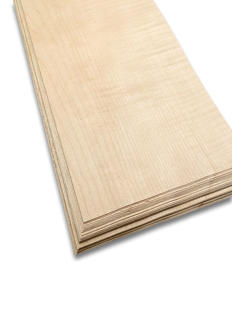 Placage d'érable | 31 feuilles | 190x19 cm, Envoi, Neuf
