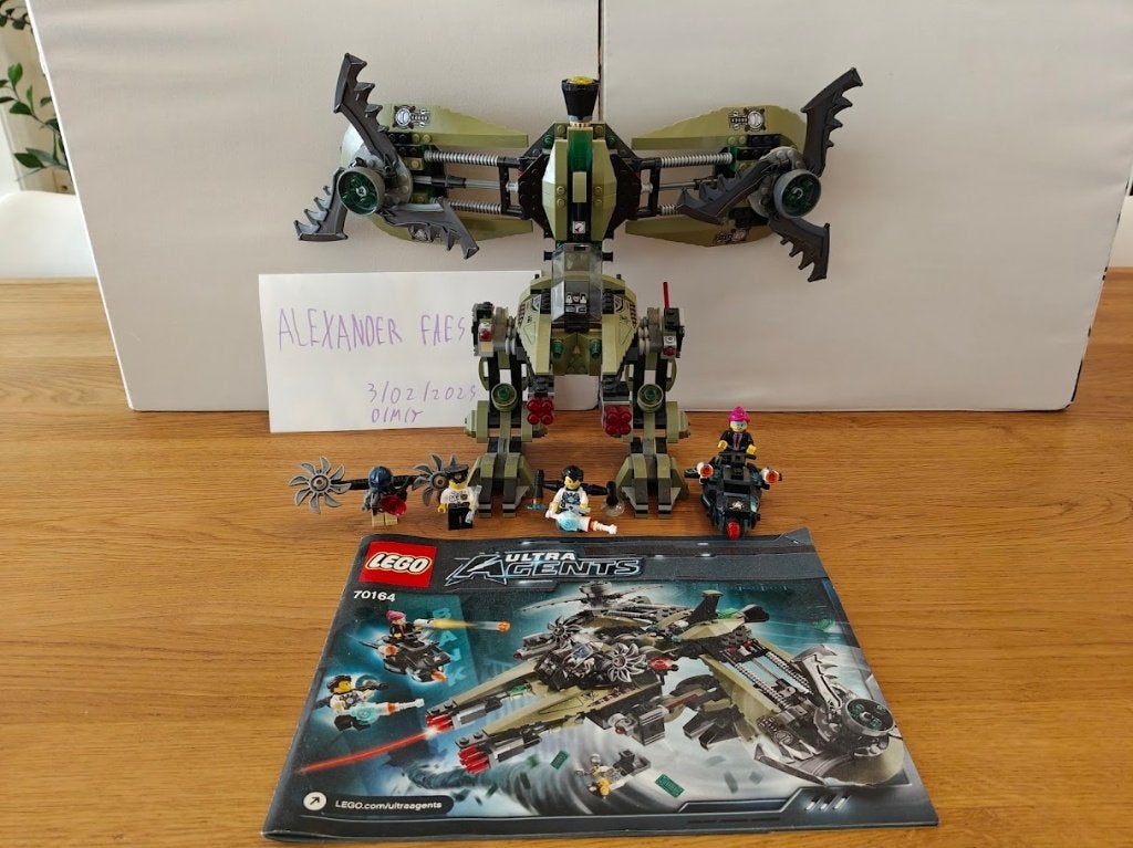 LEGO Ultra Agents, 70164, The Hurricane Robbery Raid, Accessoires inclus, Lego, Ensemble complet, Utilisé