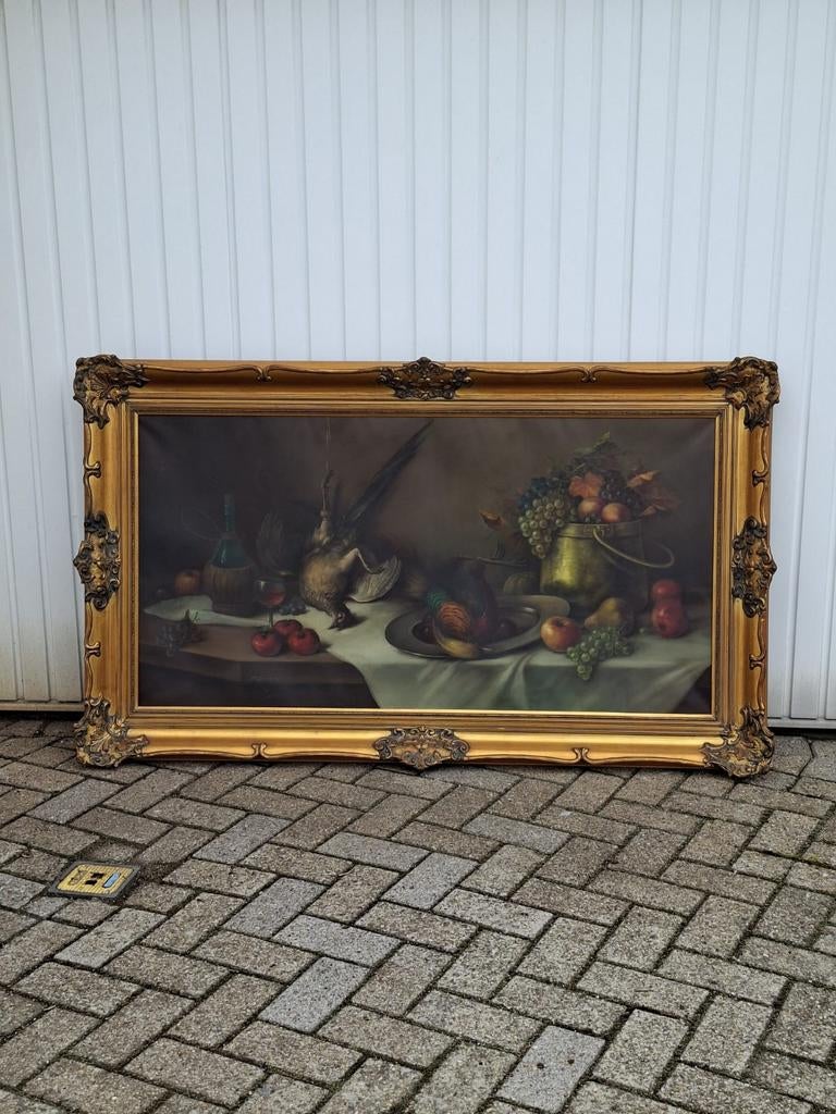 Antiek schilderijen kader breedte 1,6 hoogte 94cm, Antiek en Kunst, Ophalen of Verzenden
